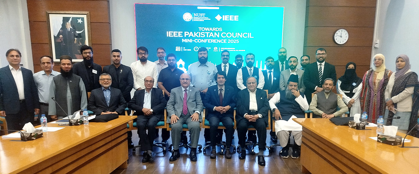 Prof. Nosherwan Shoaib (Chair IEEE Islamabad Section) of NUST-SEECS chaired the 